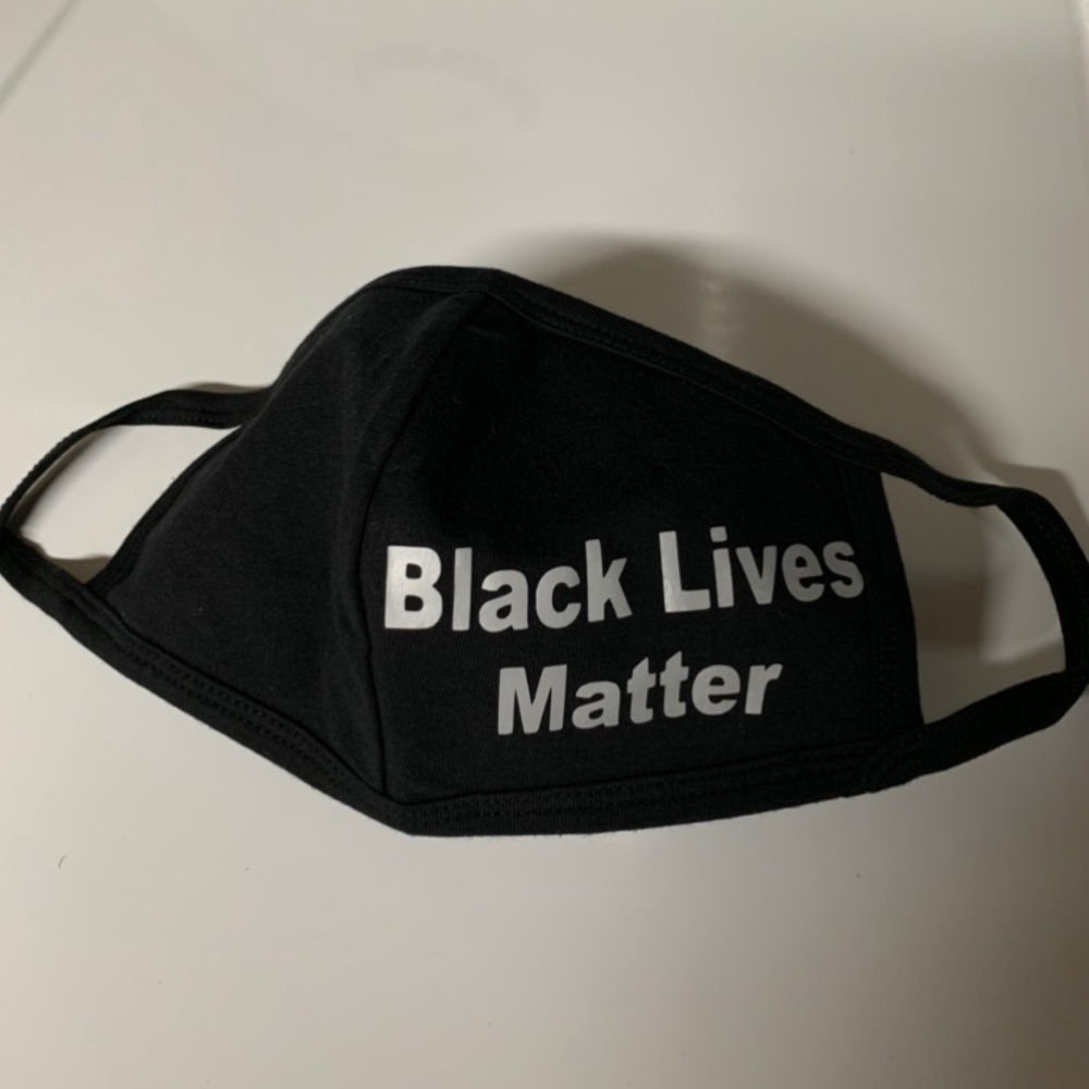 Black Face Mask (washable) and 100% Cotton